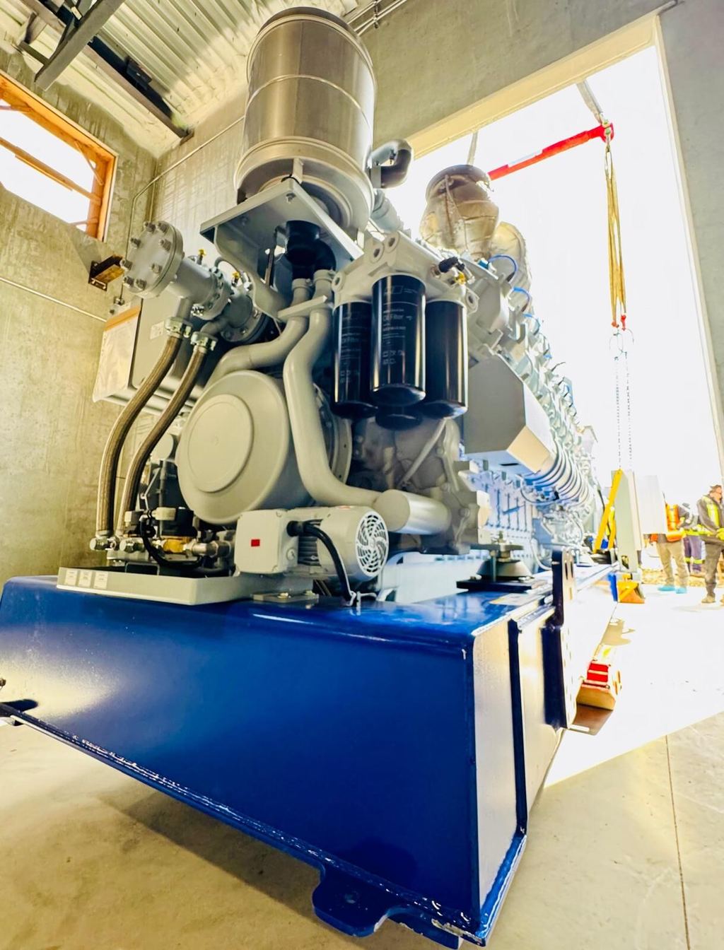Generation unit being positioned inside the AHI energy centre